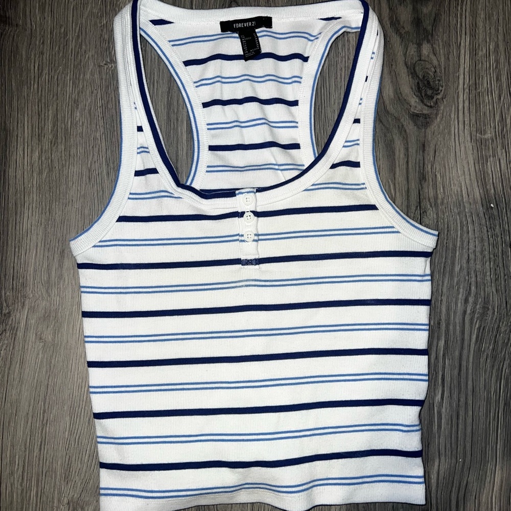 Blue Stripes tank top
